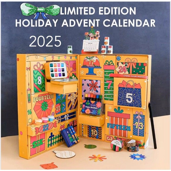 Grabie 2025 Limited Edition Christmas Advent Calendar Mystery Box  24 PCs - Picture 6 of 14